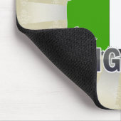 Nigeria-Flaggen-Karte 2,0 Mousepad (Ecke)