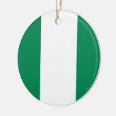 Nigeria-Flaggen-Verzierung Keramikornament (Links)