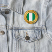 Nigeria-Flaggenabzeichen Button (Beispiel)