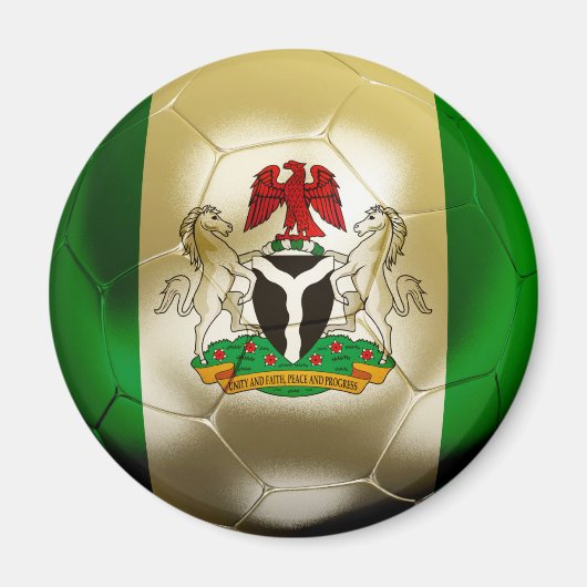 Nigeria Football Magnet (Vorne)