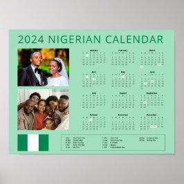 Nigeria | Foto 2024 Nigerianische Feier einfügen Poster