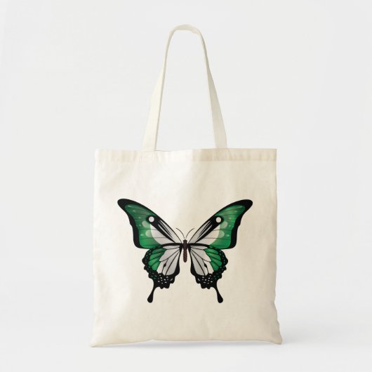 Nigeria Frack Butterfly Flag Tragetasche (Vorne)