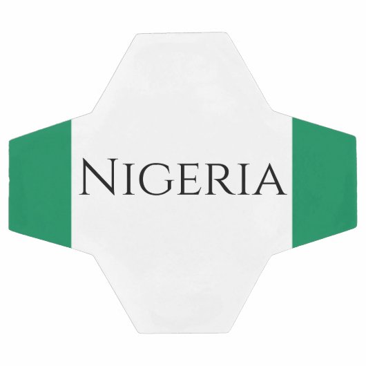 Nigeria Fußball (Flach)