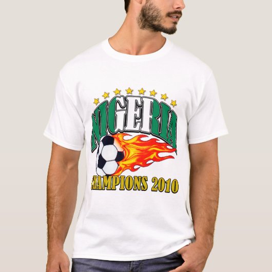 Nigeria-Fußball T-Shirt (Vorderseite)
