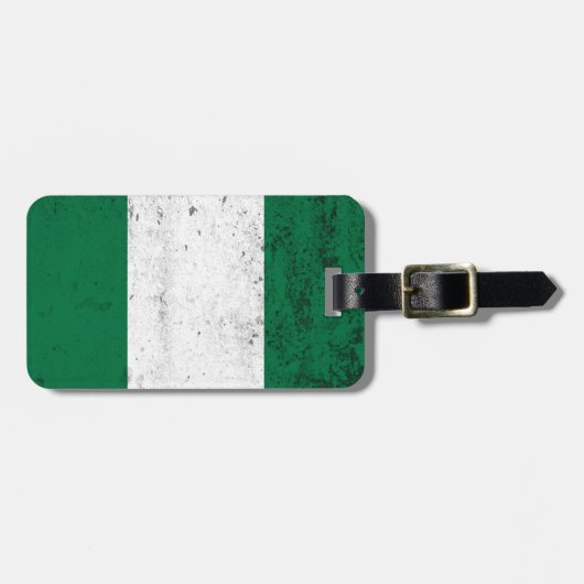 Nigeria Gepäckanhänger (Vorderseite horizontal)
