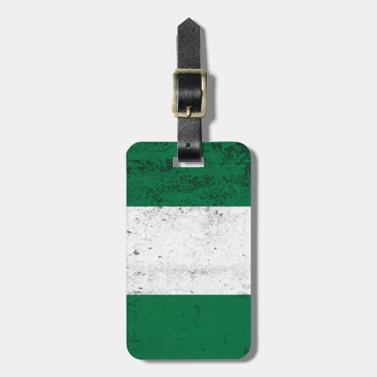 Nigeria Gepäckanhänger (Vorderseite vertikal)