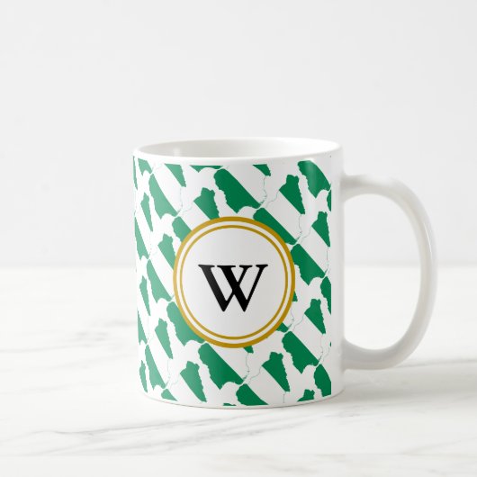 NIGERIA Gesegnete Nation Monogram Gift Kaffeetasse (Rechts)