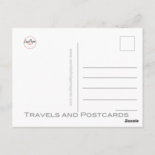 Nigeria - I Liebe - Postkarte (Rückseite)