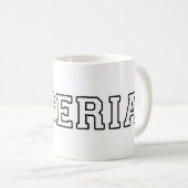 Nigeria Kaffeetasse (VorderseiteRechts)