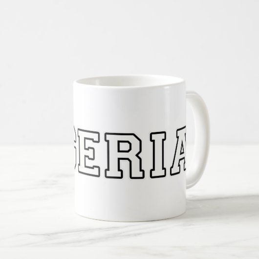 Nigeria Kaffeetasse (VorderseiteRechts)