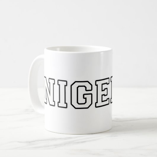 Nigeria Kaffeetasse (Vorderseite Links)