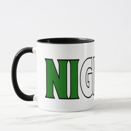 Nigeria-Kaffeetasse Tasse (Links)