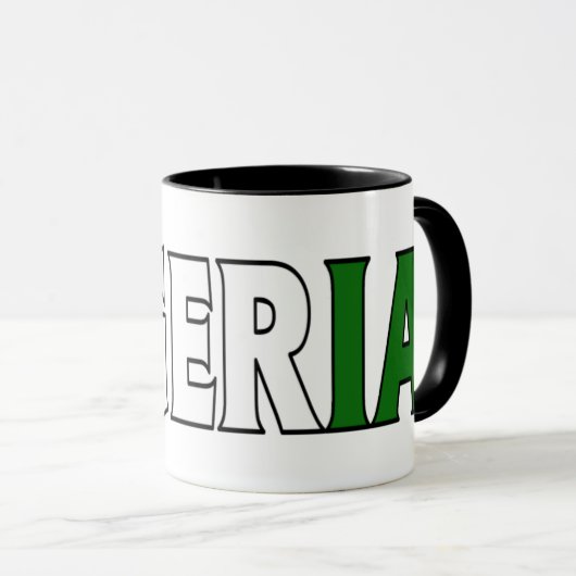 Nigeria-Kaffeetasse Tasse (VorderseiteRechts)