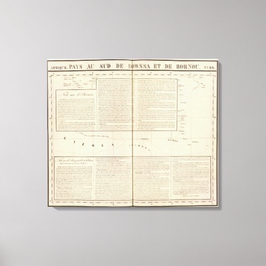 Nigeria, Kamerun Leinwanddruck (Vorderseite)