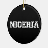 Nigeria Keramik Ornament (Links)