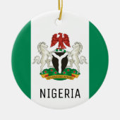 Nigeria Keramik Ornament (Vorne)