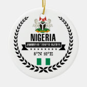 Nigeria Keramik Ornament (Vorne)