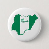 Nigeria-Knopf Button (Vorderseite)