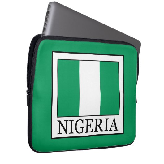 Nigeria Laptopschutzhülle (Vorne Rechts)