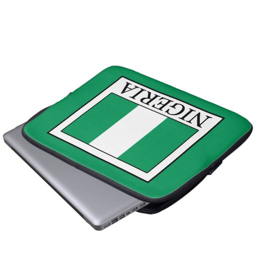 Nigeria Laptopschutzhülle (Vorne Knopf)
