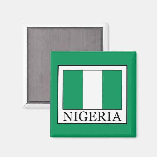 Nigeria Magnet (Vorderseite/Rückseite)