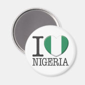 Nigeria Magnet (Vorderseite/Rückseite)