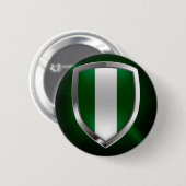 Nigeria Metallic Emblem Button (Vorne & Hinten)