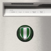 Nigeria Metallic Emblem Magnet (In Situ (Geschirrspüler))