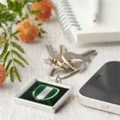 Nigeria Metallic Emblem Schlüsselanhänger (Seite)