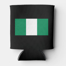 Nigeria mit nigerianischer Flagge (Westafrika) Dosenkühler