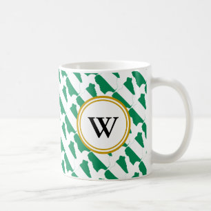 NIGERIA Nation Monogram Geschenk Kaffeetasse