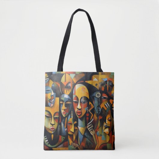 Nigeria, nigerianische Abstrakte Kunst, afrikanisc Tasche (Vorderseite)