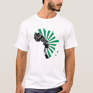 Nigeria - Nigerianische Flagge Afrikas Karte für d T-Shirt