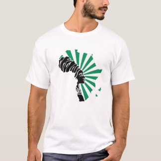 Nigeria - Nigerianische Flagge Afrikas Karte für d T-Shirt