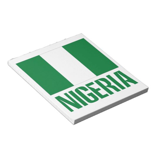 Nigeria Notizblock (angewinkelt)