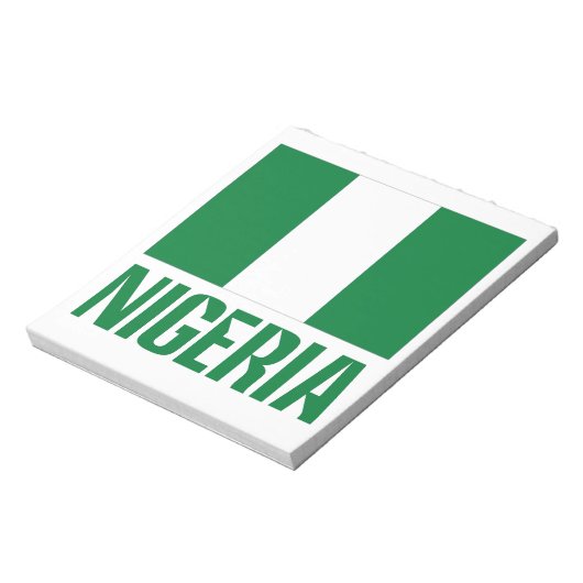 Nigeria Notizblock (Rotiert)