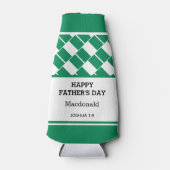 NIGERIA Personalisiert GLÜCKLICH VATER'S DAY Custo Flaschenkühler (Vorderseite)