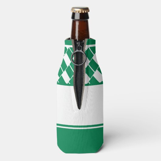 NIGERIA Personalisiert GLÜCKLICH VATER'S DAY Custo Flaschenkühler (Flasche Rückseite)