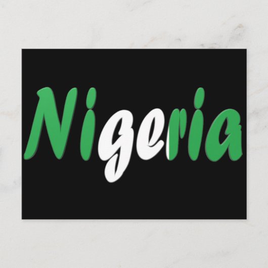 Nigeria Postkarte (Vorderseite)