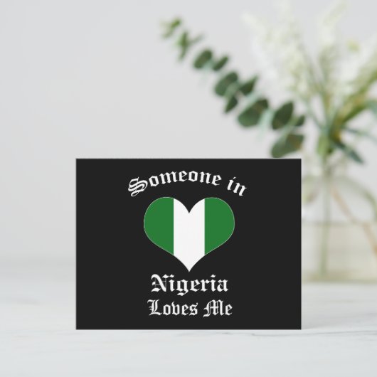 Nigeria Postkarte (Stehend Vorderseite)