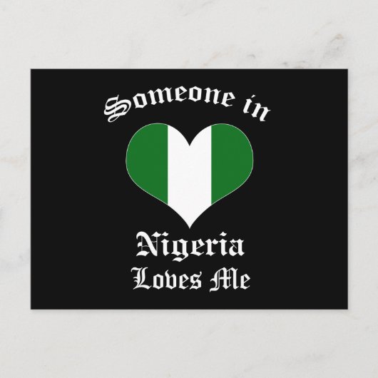 Nigeria Postkarte (Vorderseite)