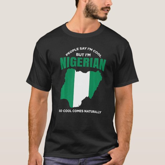 Nigeria Pride Nigerian African American Nigerian R T-Shirt (Vorderseite)