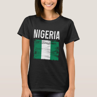 Nigeria Pride Nigerian Flag African Roots Heritage T-Shirt