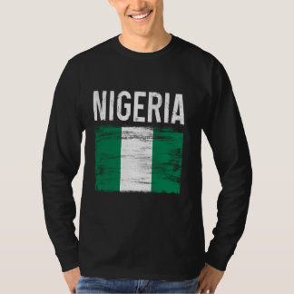 Nigeria Pride Nigerian Flag African Roots Heritage T-Shirt