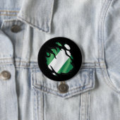 Nigeria-Rippfahne Button (Beispiel)