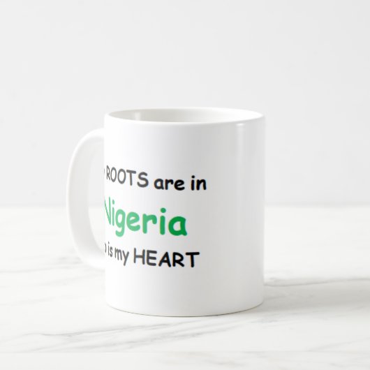 Nigeria roots coffee Tasse (Vorderseite Links)