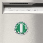 Nigeria Round Emblem Magnet (In Situ (Geschirrspüler))