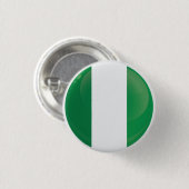Nigeria Runde Icon-Flagge Button (Vorne & Hinten)
