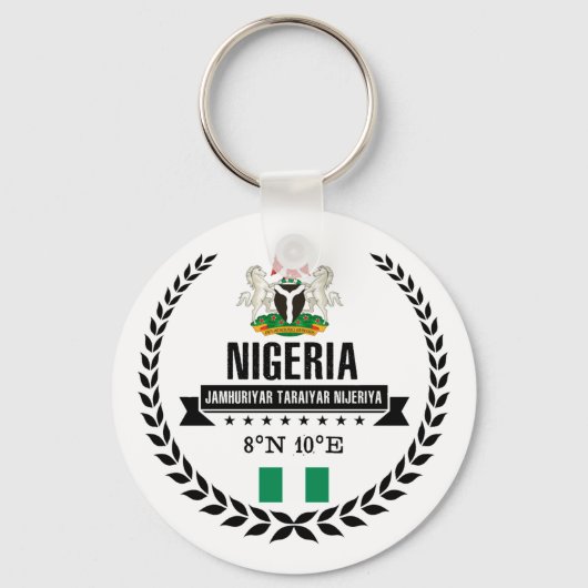 Nigeria Schlüsselanhänger (Vorderseite)