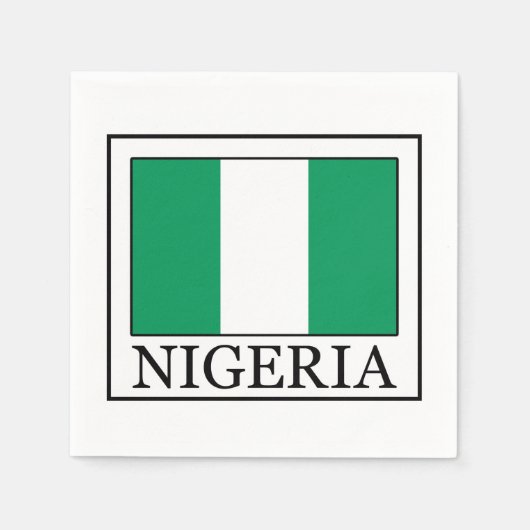 Nigeria Serviette (Vorderseite)